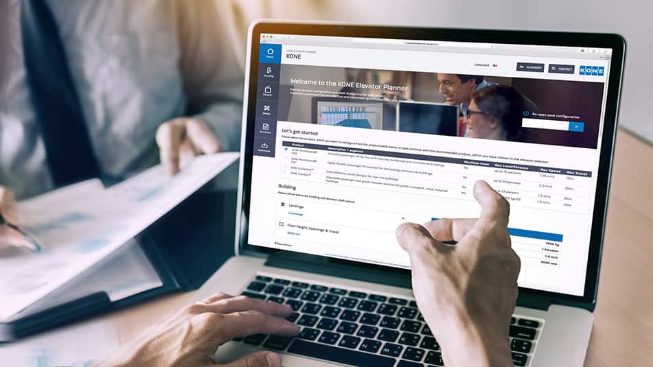 Bezplatné online nástroje spoločnosti KONE na plánovanie pomáhajú vyhnúť sa dohadom a zdĺhavému skúmaniu v kľúčových fázach plánovania výťahov a eskalátorov.