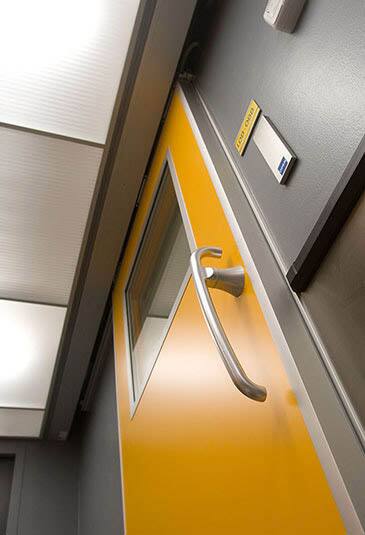 KONE hermetic doors can be customized for example for medical centers’ needs.